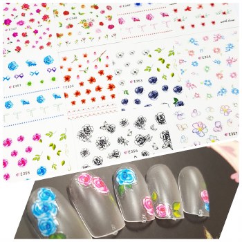 Large Sticker Sheet E347-357