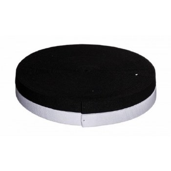 Finish Elastic-Black-50 yds-1"