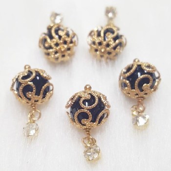 Lanornaments Pendent-#blk-2da