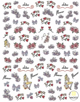 Medium Nail Sticker 010