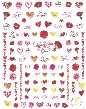 Medium Nail Sticker 037