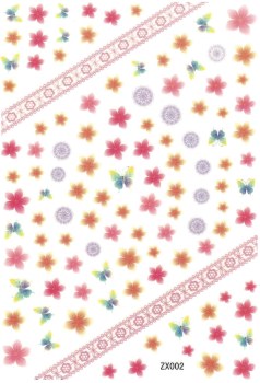 Medium Nail Sticker 043