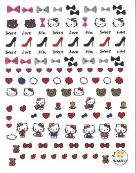 Medium Nail Sticker 066