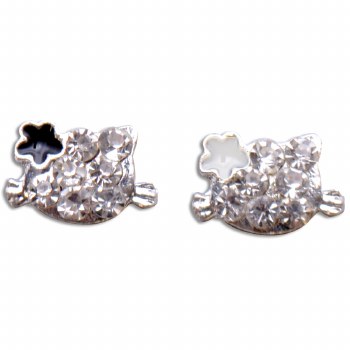 Metal Charm-2pc-helloktty1bk