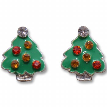 Metal Charm-2pc-xmas Tree