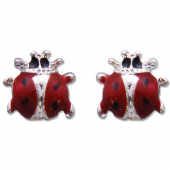 Metal Charm-2pc-lady Bug