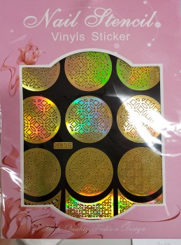 Nail Stencil Vinyls Sticker