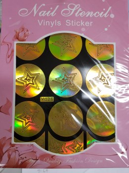 Nail Stencil Vinyls Sticker