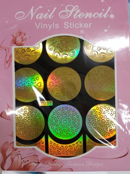 Nail Stencil Vinyls Sticker