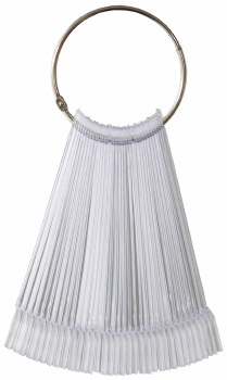 Nail Tip Color Chart 50 Sticks/Ring-Clear