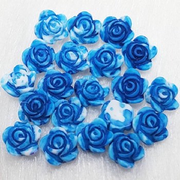 Plastic 3d Flower Charm#5/20da