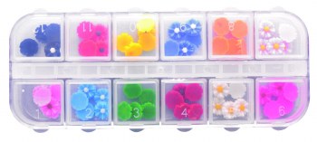Charm In Box-Mix 12-Daisy#4