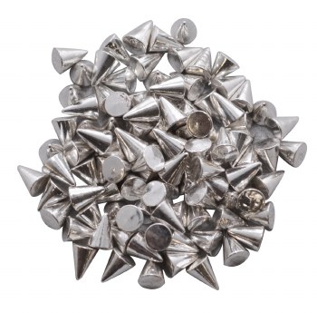 Spiky Metal Studs-silver/20pc