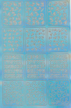 Nail Stencil Sticker - 23