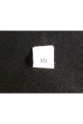 Woven Number Label-19-White tab (1,000pcs/box)
