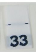 Woven Number Label-33-White tab (1,000pcs/box)