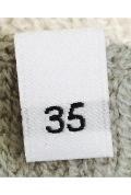 Woven Number Label-35-White tab (1,000pcs/box)