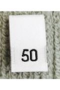 Woven Number Label-50-White tab (1,000pcs/box)