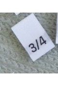 Woven Size Label-Sz 3/4-White tab (1,000pcs/box)