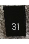 Woven Number Label-31-Black tab