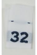 Woven Number Label-32-White tab (1,000pcs/box)