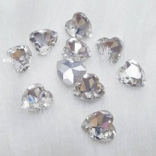 Diamond Stone-Heart-10 pcs/DA