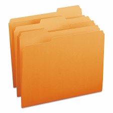 File Folder  (1/3 cut)-Letter size-Orange