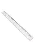 Transparent Ruler-C-Thru-0 center-1''x6''