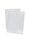 Note Pad-White-Glue Top-8.5''x11''-12 ct