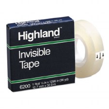 Transparent Tape-Highland-1/2" x 36 yds