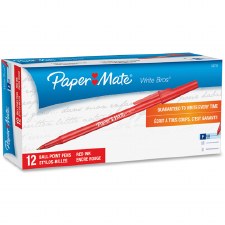 Ball Pen-Paper Mate-Fine Point-0.8 mm-Red