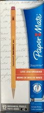 Sharpwriter Mechanical Pencils-Paper Mate-0.7 mm-Yellow Barrel