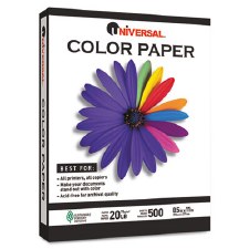 Colored Paper-20lb-8-1/2 x 11-Gray-500 Sheets -UNV11209