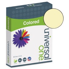 Universal Colored Paper-20lb-8-1/2 x 11-Canary