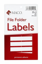 File Label-red