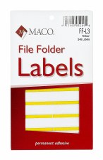 File Label-yellow