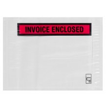 Invoice Enclosed Envelope -.see thru