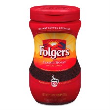 Folgers Instant Coffee Crystals Classic Roast-16 oz