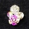 3d Flower Metal Charm #103-3pc