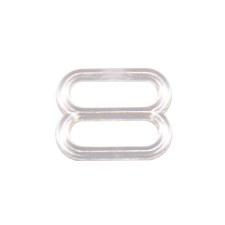 Plastic Slider-clear-3/8 Inch