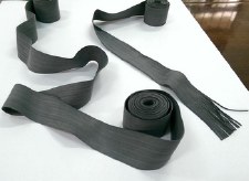 Bare Rubber-Black-3/8"