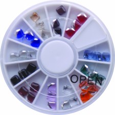 Diamond Cubes Stone Wheel-12 Colors/36pcs