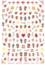 Medium Nail Sticker 046