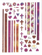 Medium Nail Sticker 049