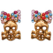 Metal Charm-2pc-skull 4