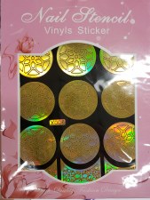 Nail Stencil Vinyls Sticker