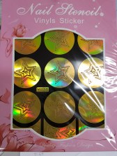 Nail Stencil Vinyls Sticker