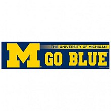 Michigan Wolverines Auto Bumper Strip 3" x 12"