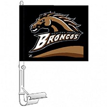 Western Michigan University Car Flag 11.75'' x 14''