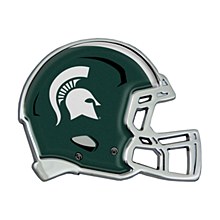 Michigan State Spartans Auto Emblem Metal Football Helmet